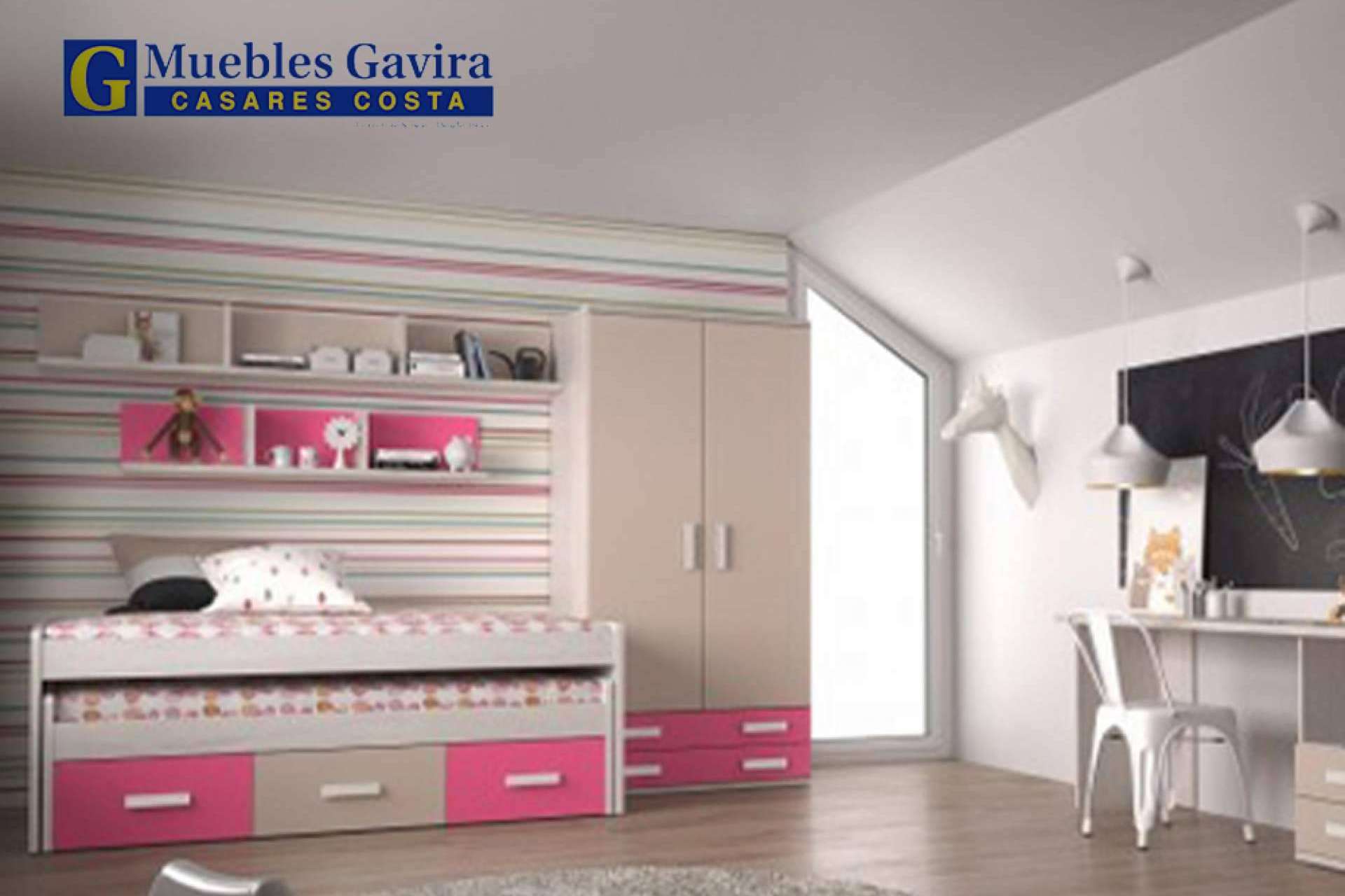 Las tendencias y recomendaciones de Muebles Gavira en composición de dormitorios juveniles modernos