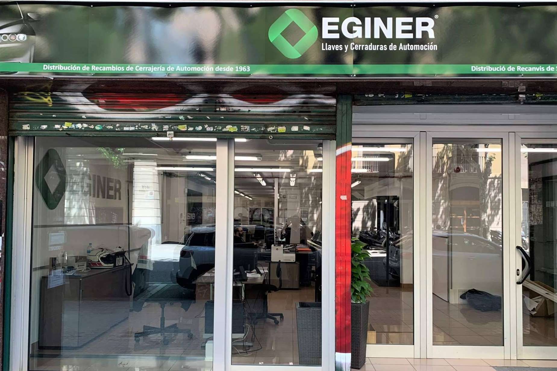 El local nuevo de EGINER para el recambio de llaves y cerraduras, entre otros servicios