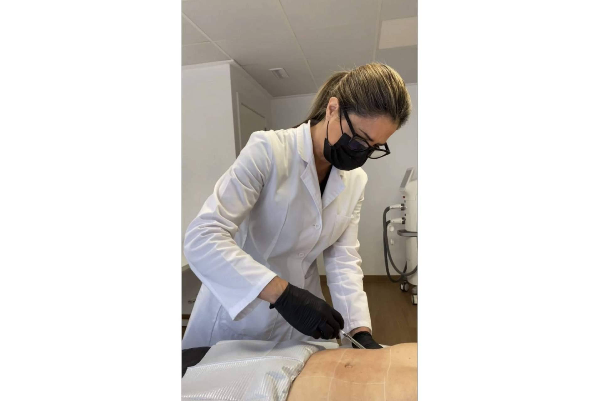 Mesoterapia corporal en Clínica Sánchez Peral ayuda a reducir la grasa localizada