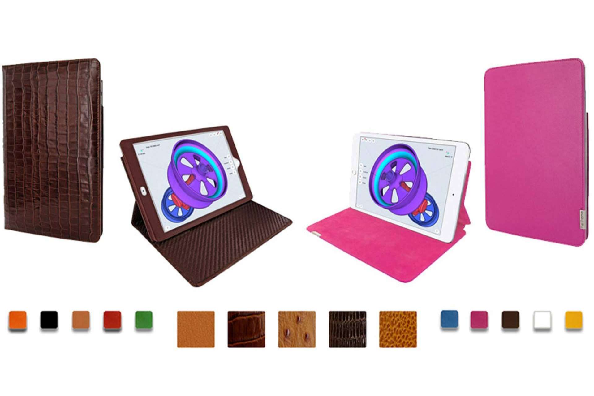 Piel Frama y el ajuste ultrafino y funcional en funda de piel para iPad a través del modelo FramaSlim