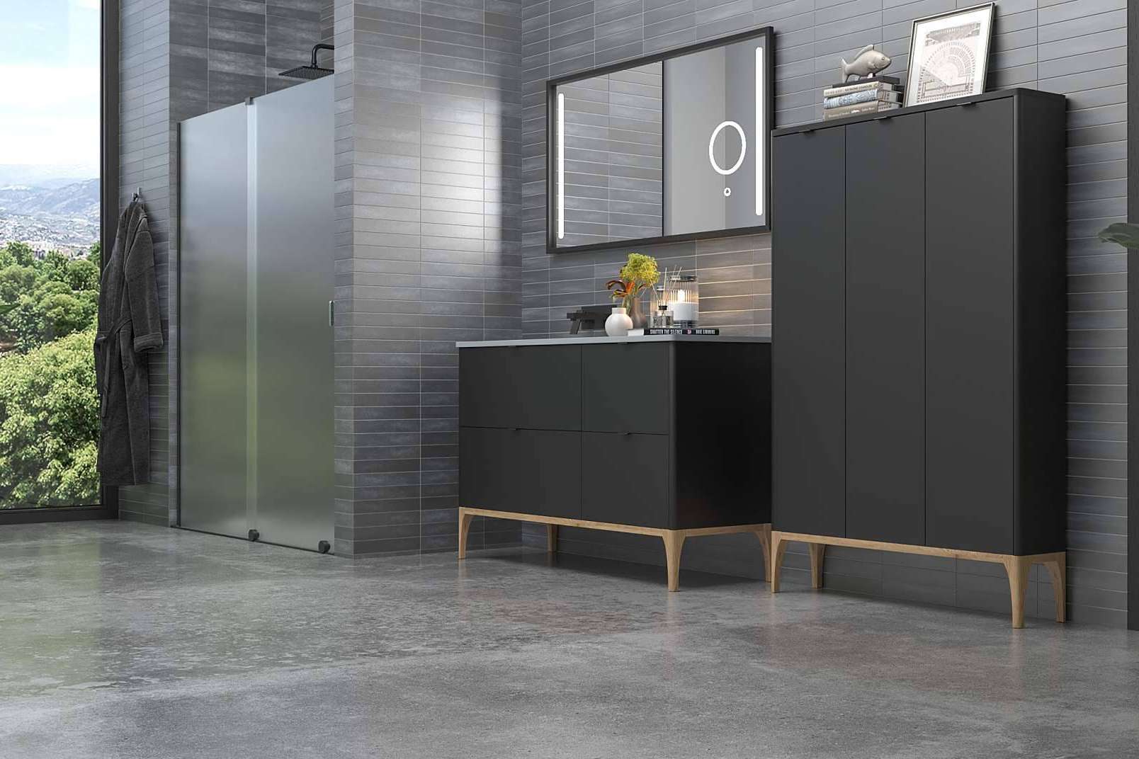 Mamparas de duchas modernas, disponibles en Varobath