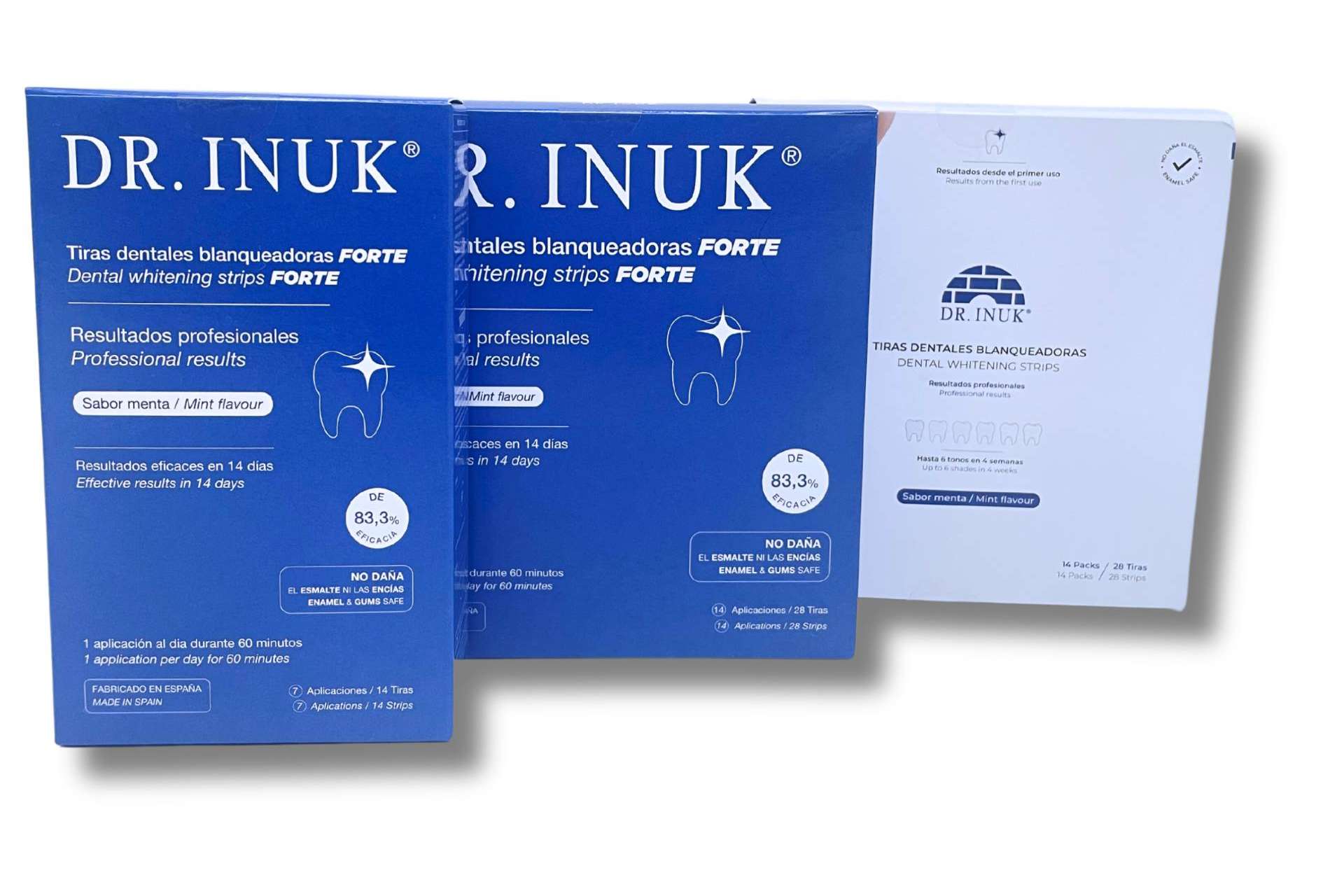 Las tiras blanqueadoras FORTE, el nuevo lanzamiento de Dr. INUK para el blanqueamiento dental
