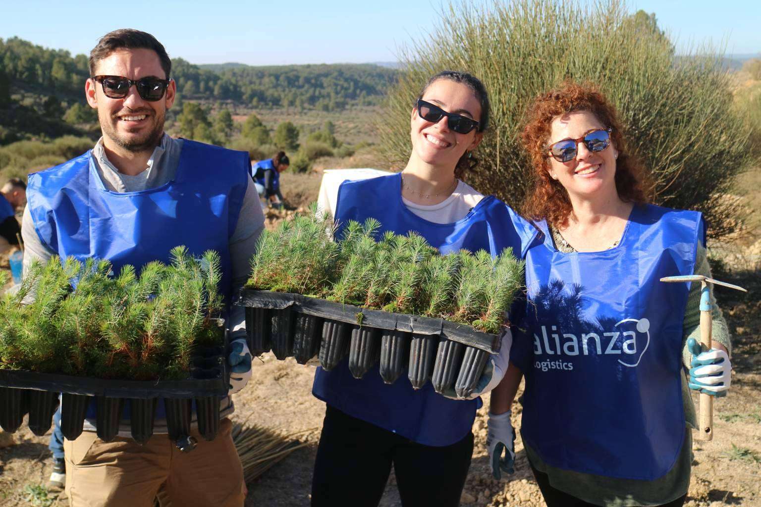Alianza Logistics compensa su huella de carbono plantando un bosque por segundo año consecutivo