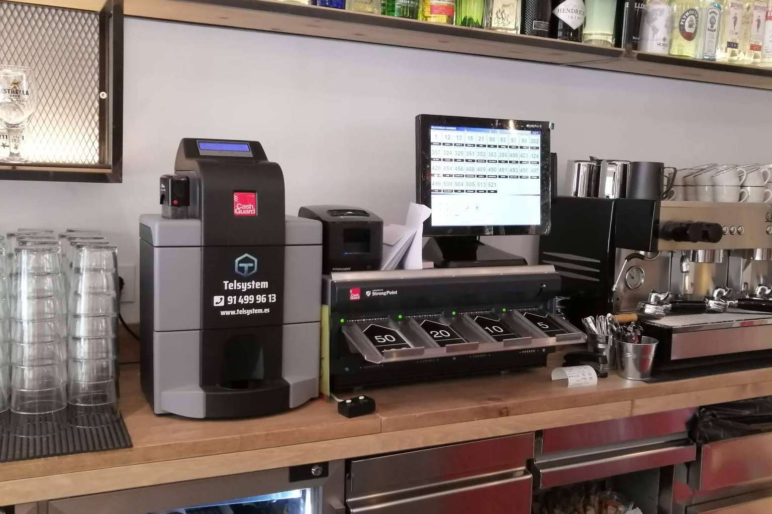 Cajas registradoras de cobro automático, con Telsystem