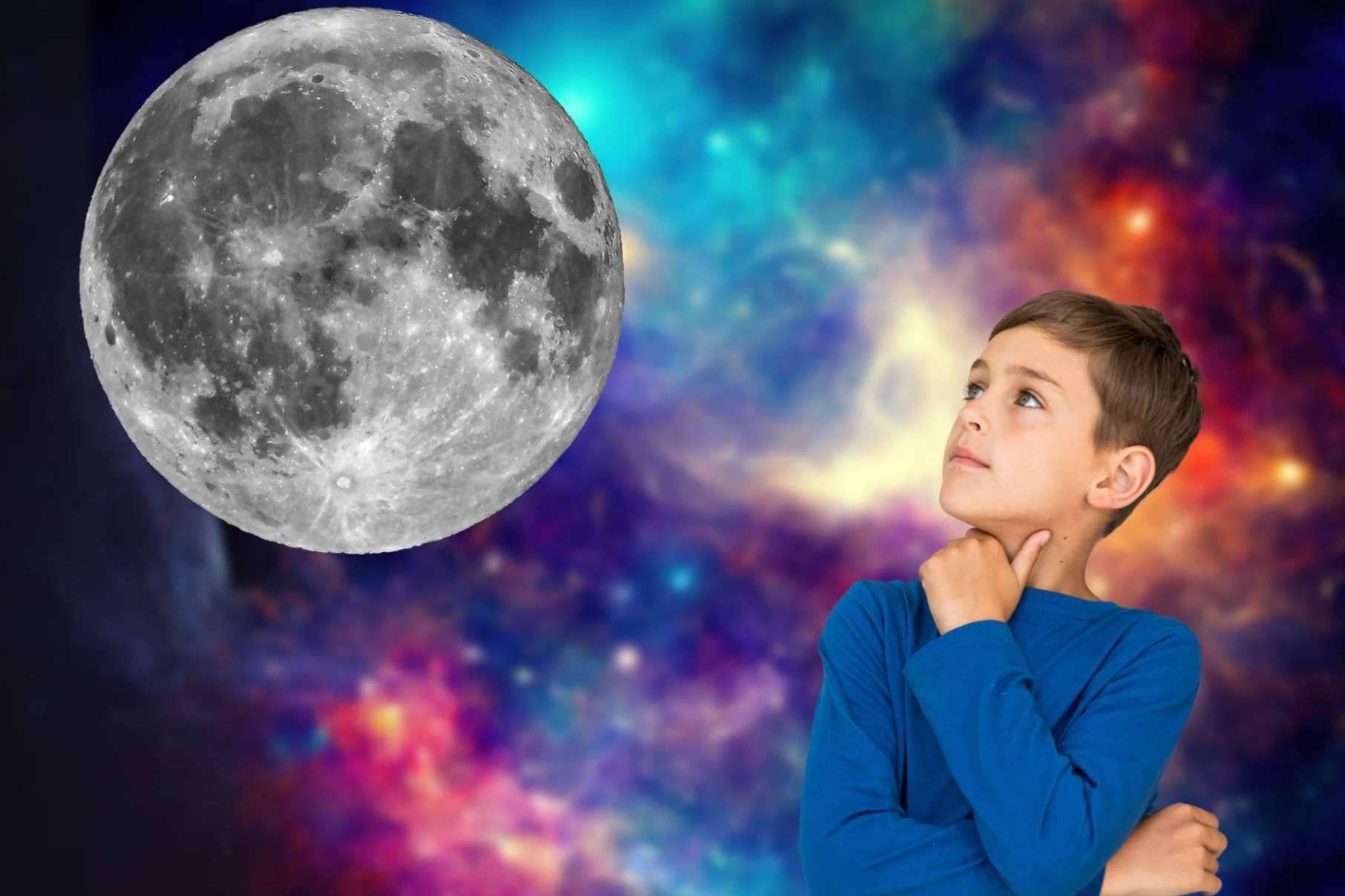 La explicación de por qué la luna es redonda