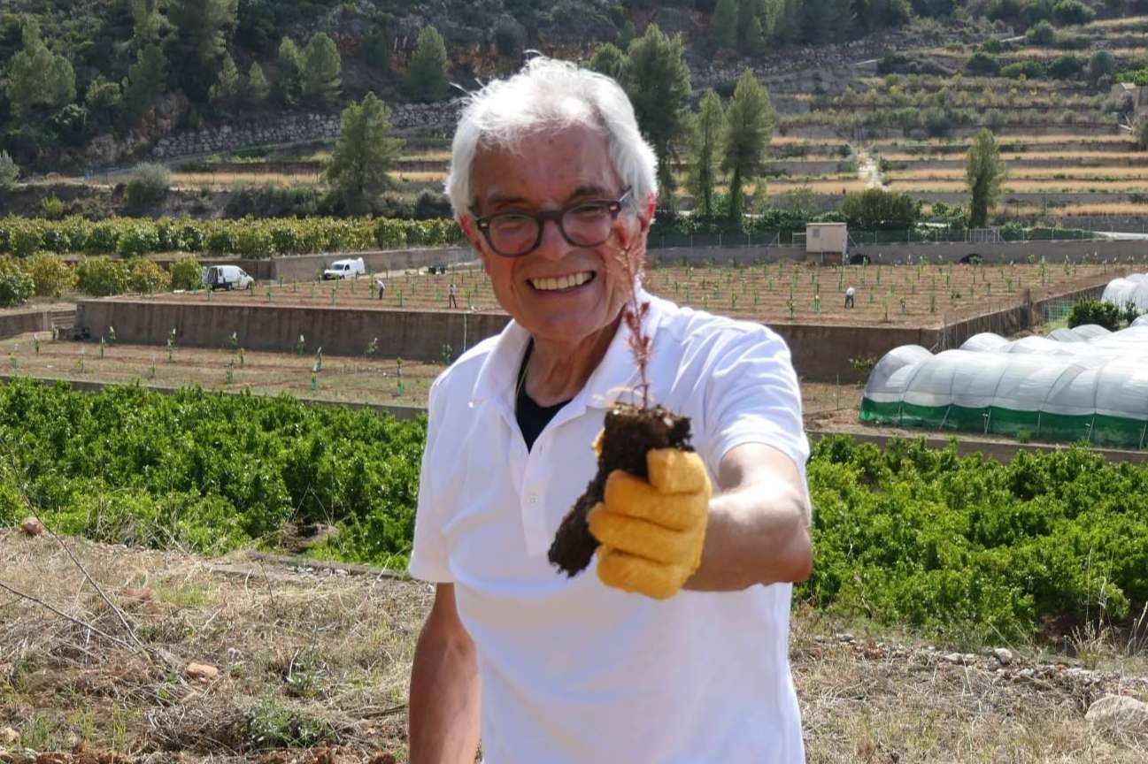 El nuevo bosque de 'Juega tu papel' se planta en Pego, Alicante