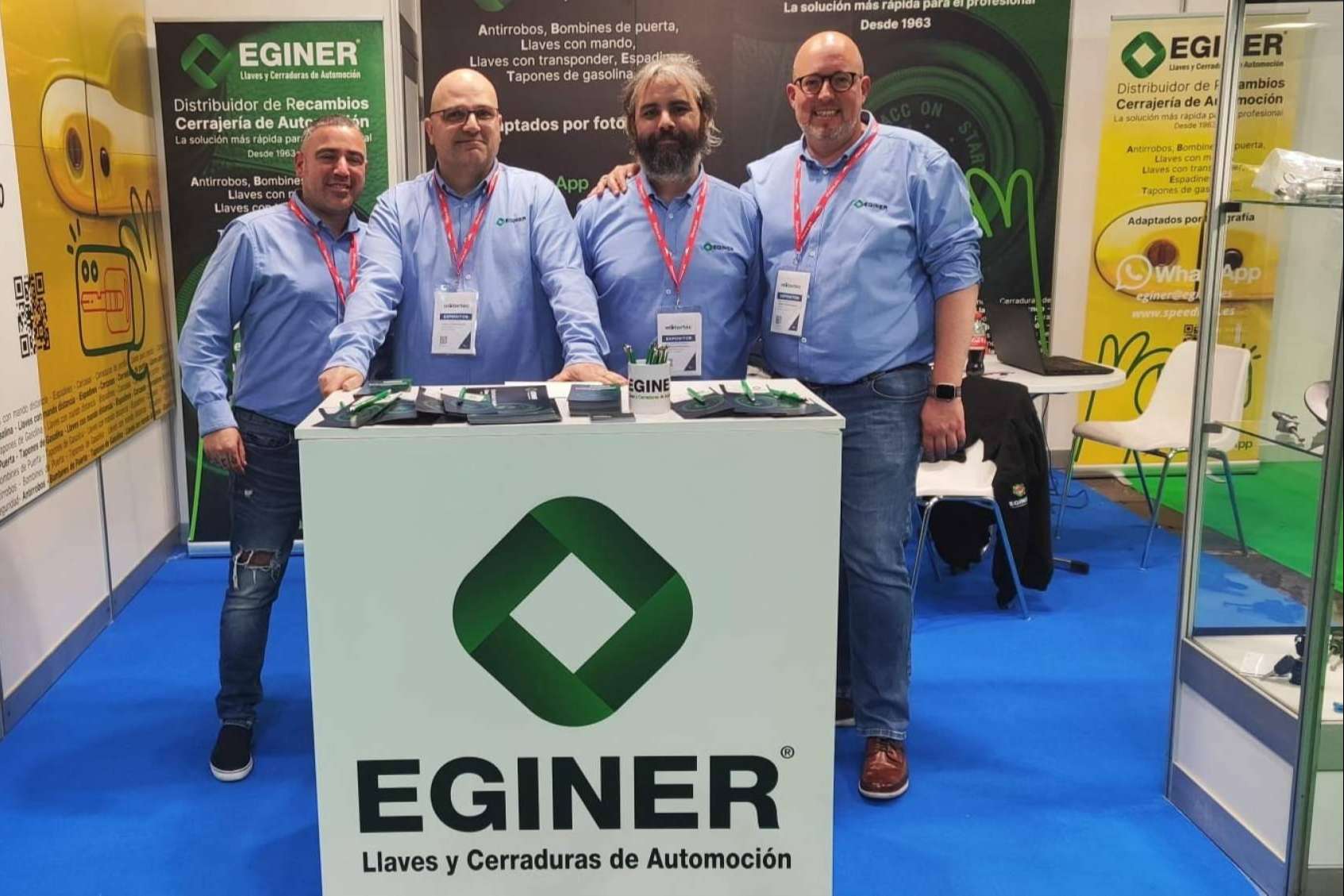 Éxito de participación en el stand de EGINER durante Motortec 2025