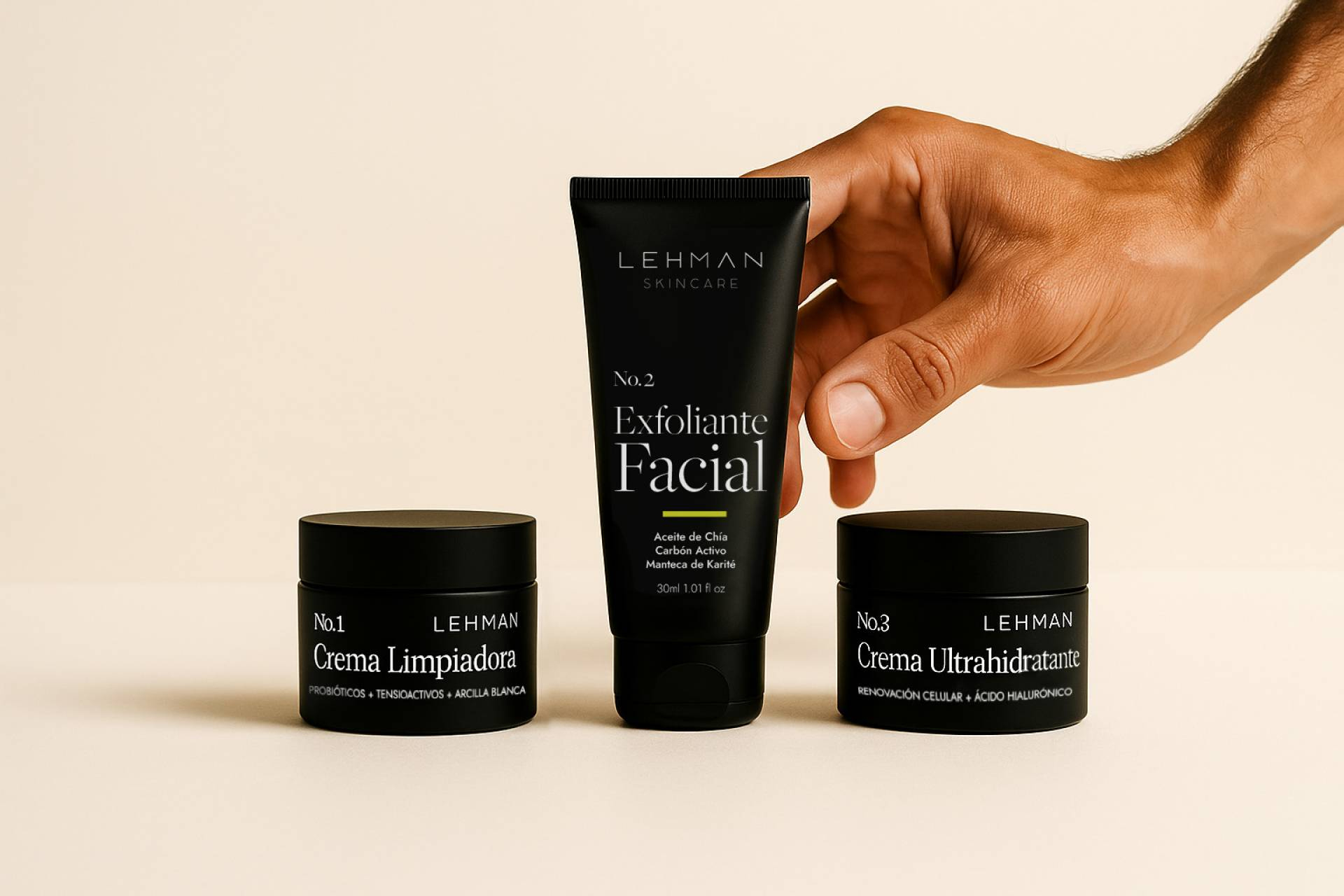 Skincare masculino en clave premium; Lehman consolida una identidad española de estética silenciosa